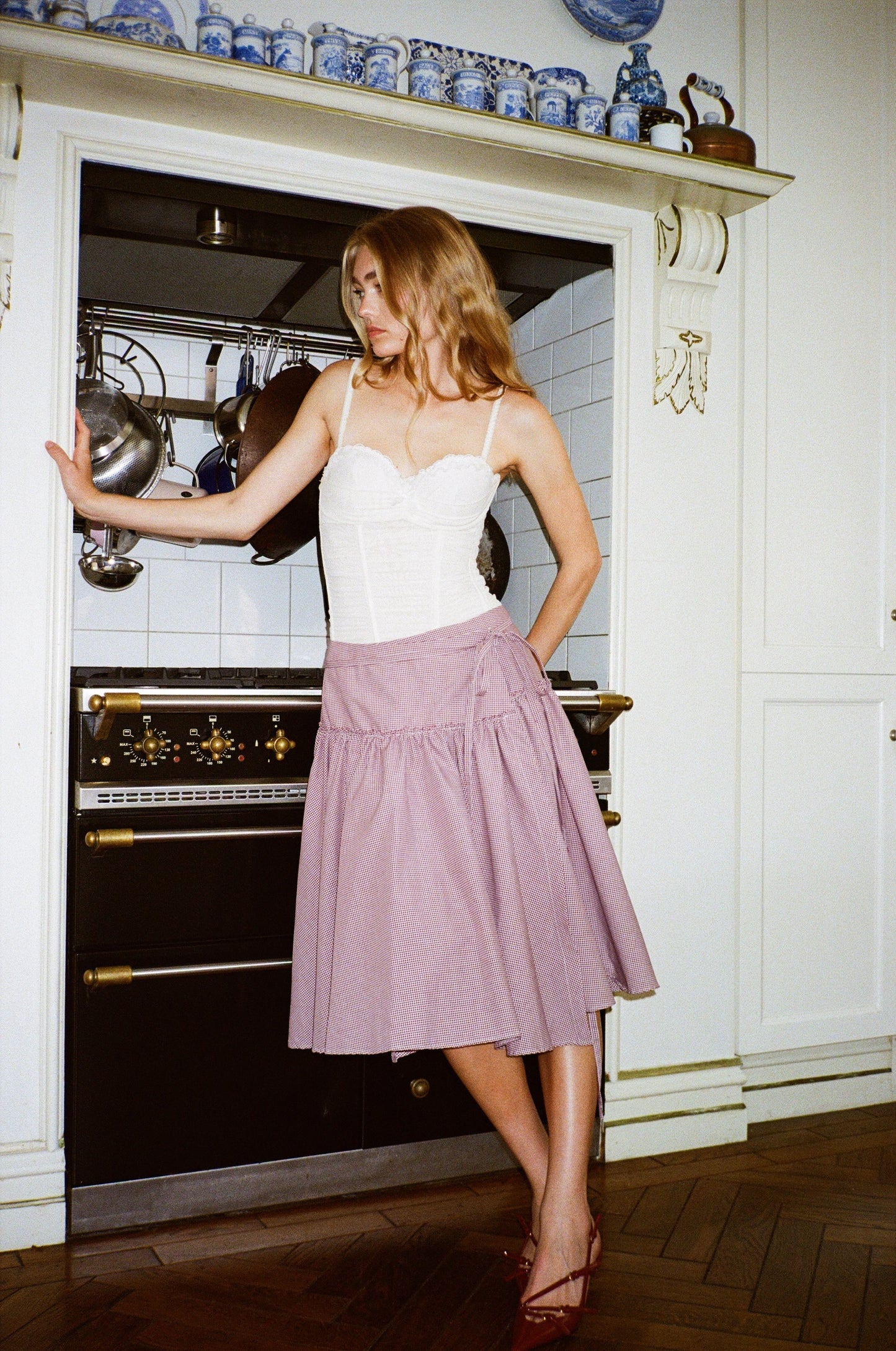 COSTES MIDI SKIRT