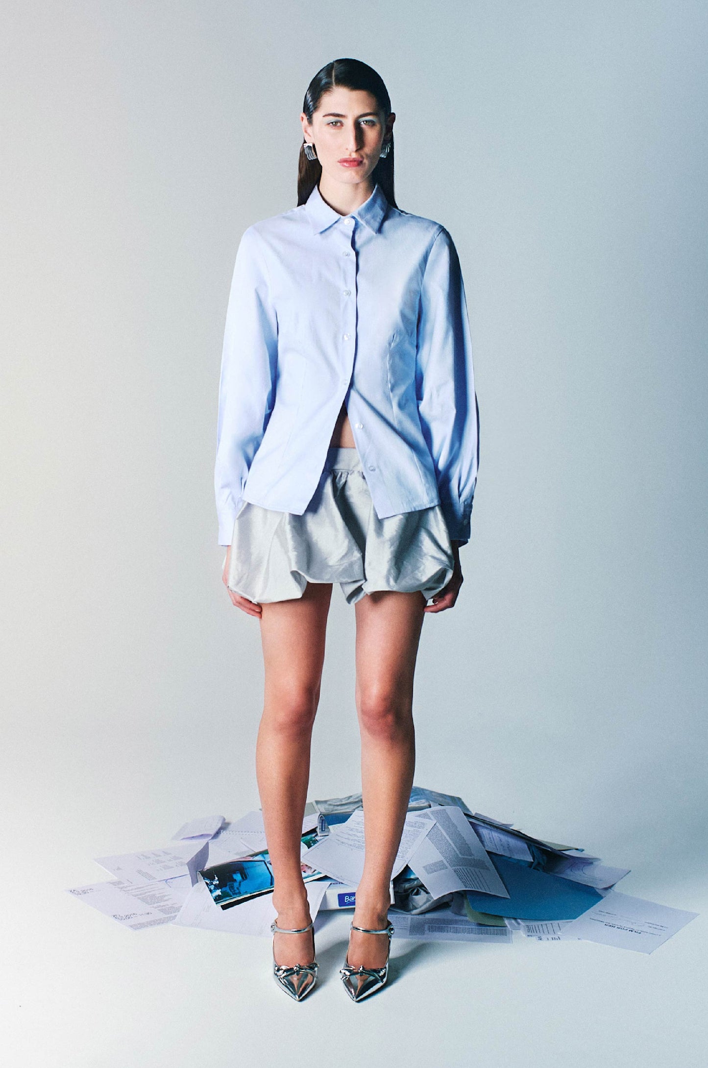 OVERSIZED CINCH SHIRT