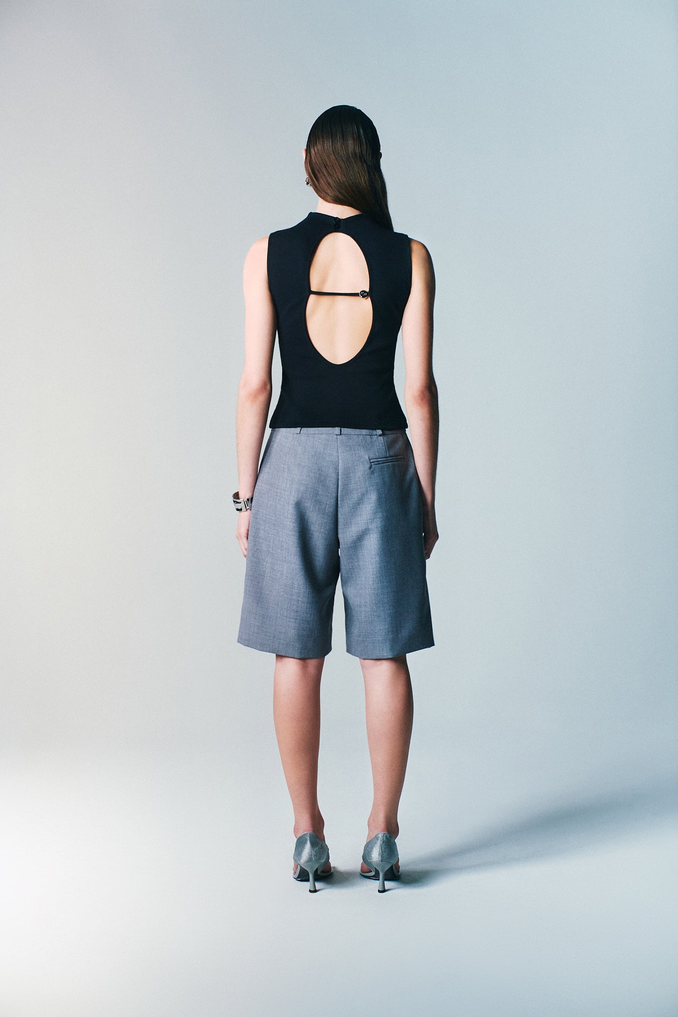 PINTUCK SUIT SHORTS