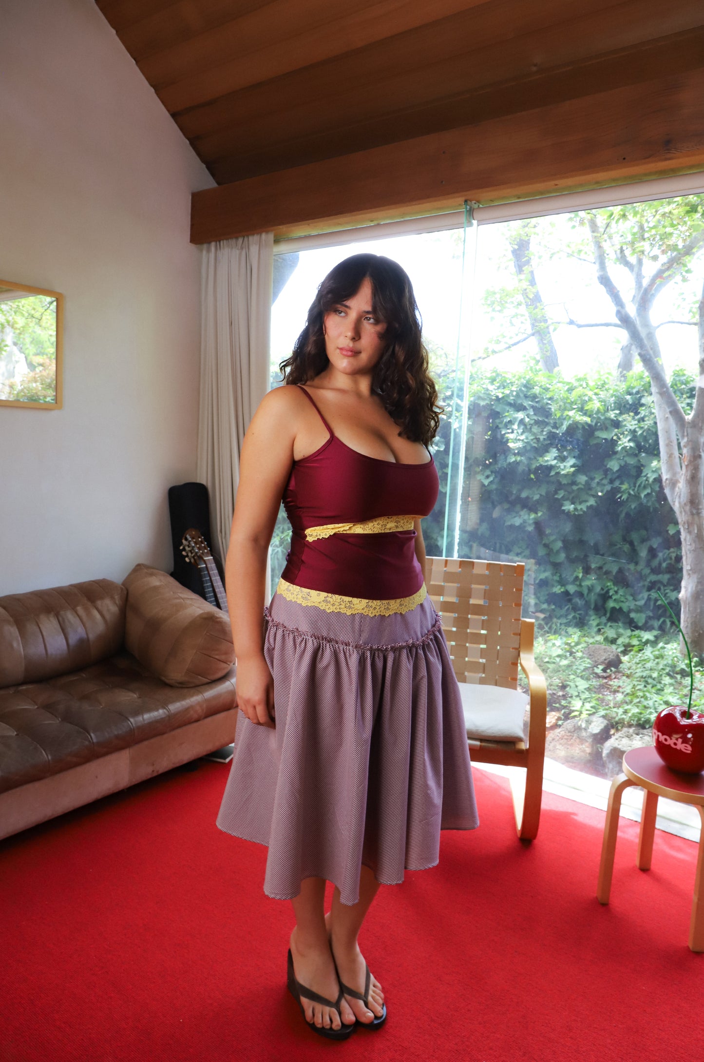 COSTES MIDI SKIRT