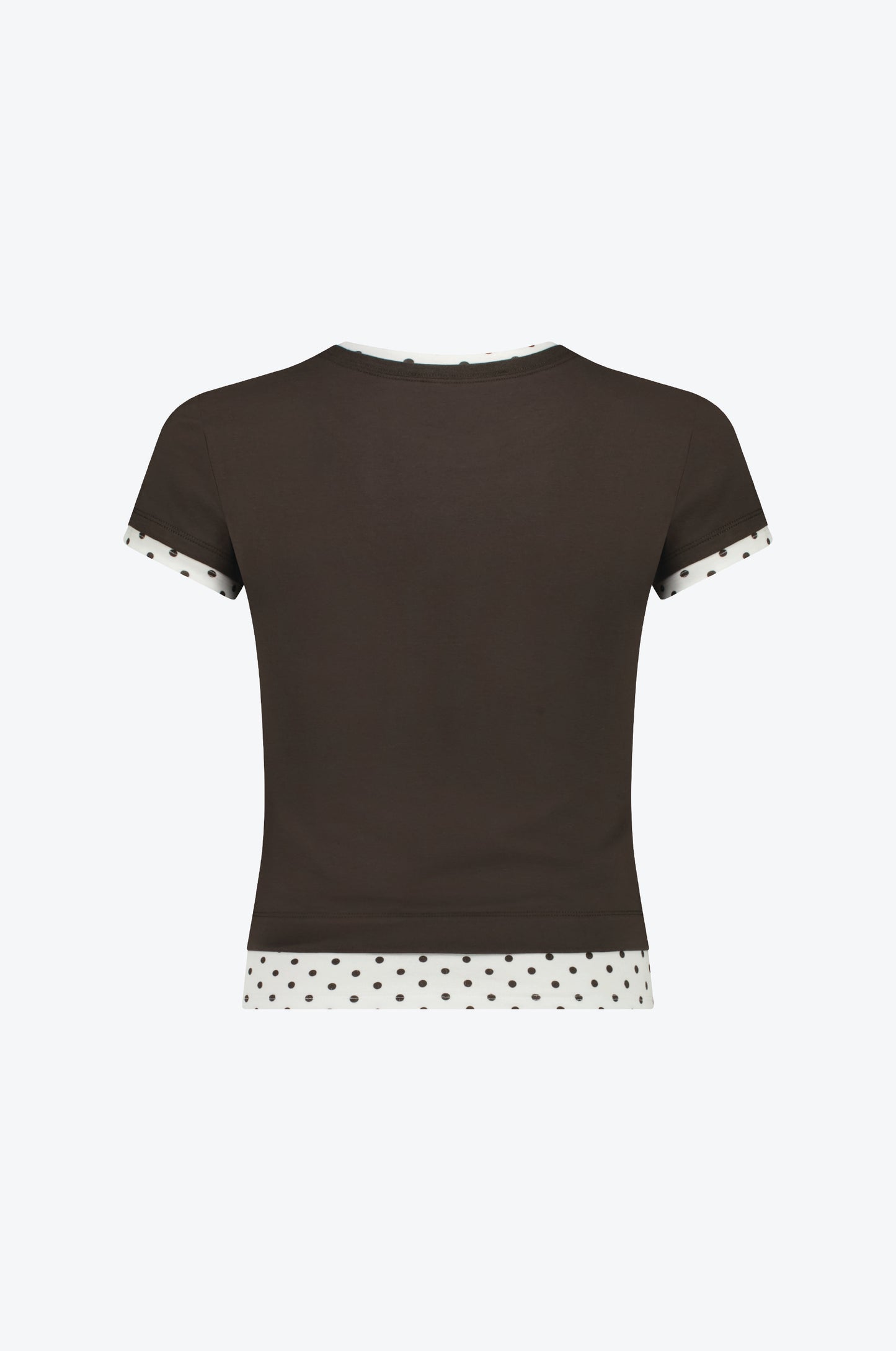 CONTRAST LAYERED TEE