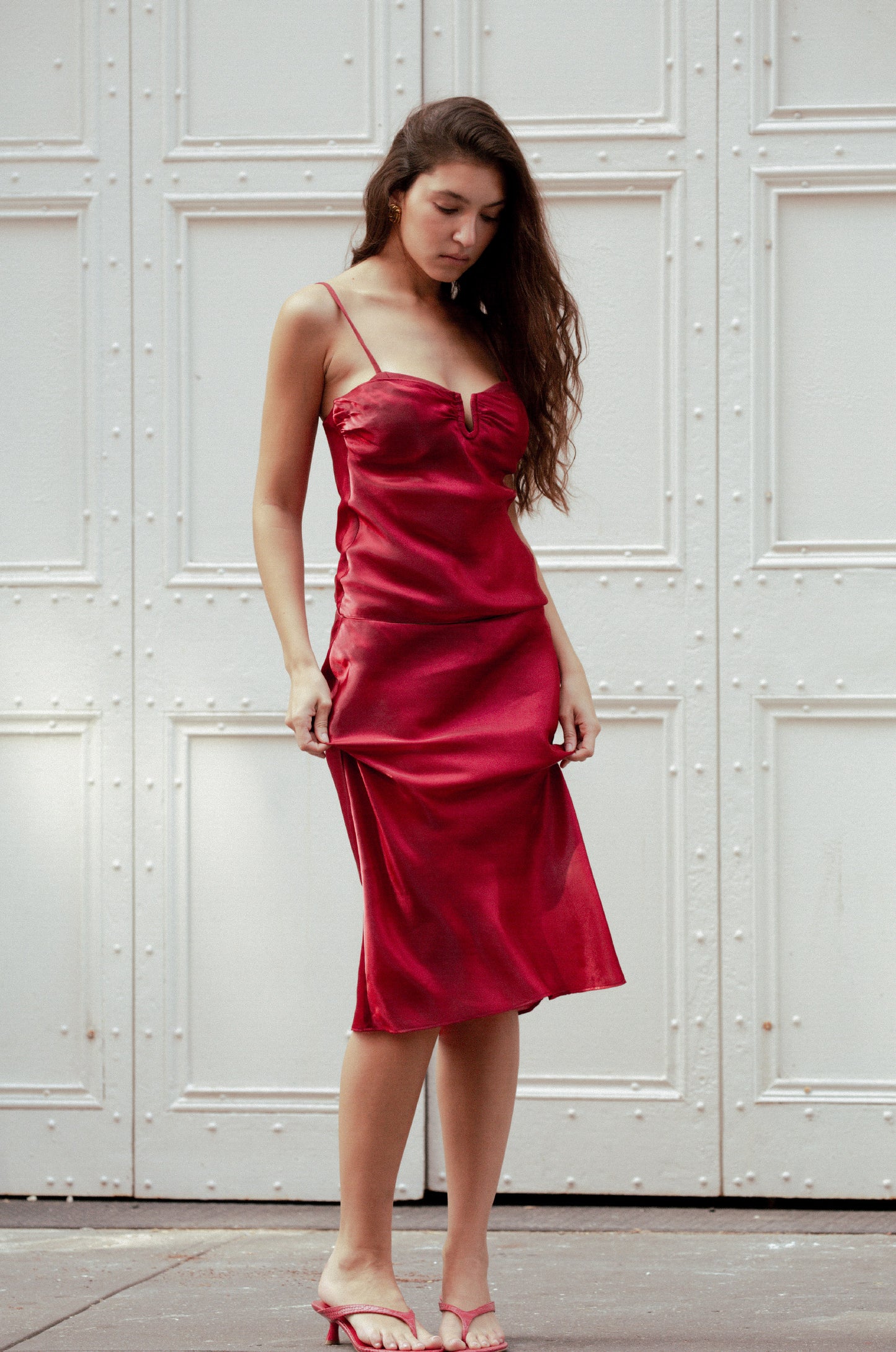 BIAS BRIEF MIDI SKIRT