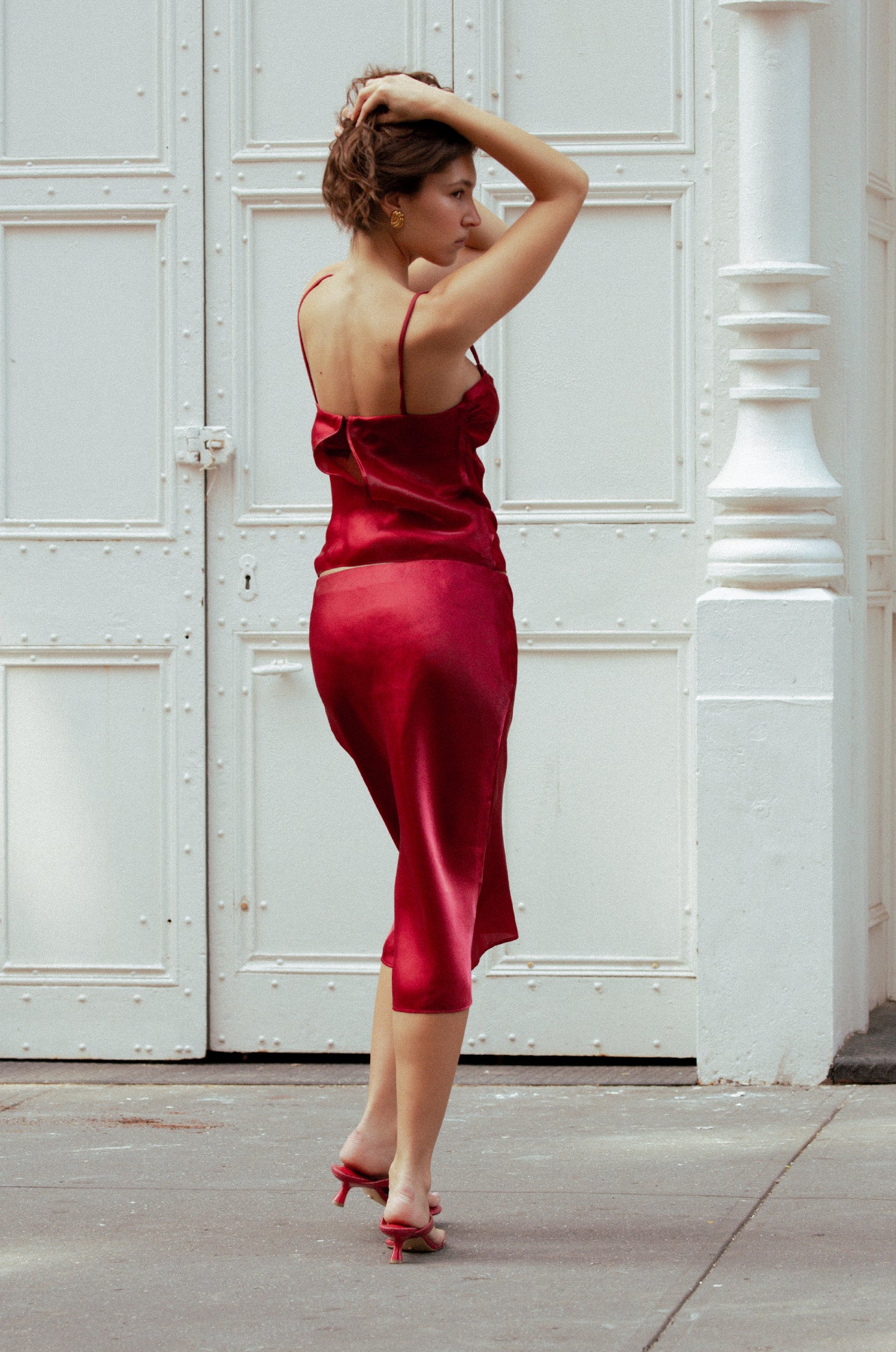 BIAS BRIEF MIDI SKIRT