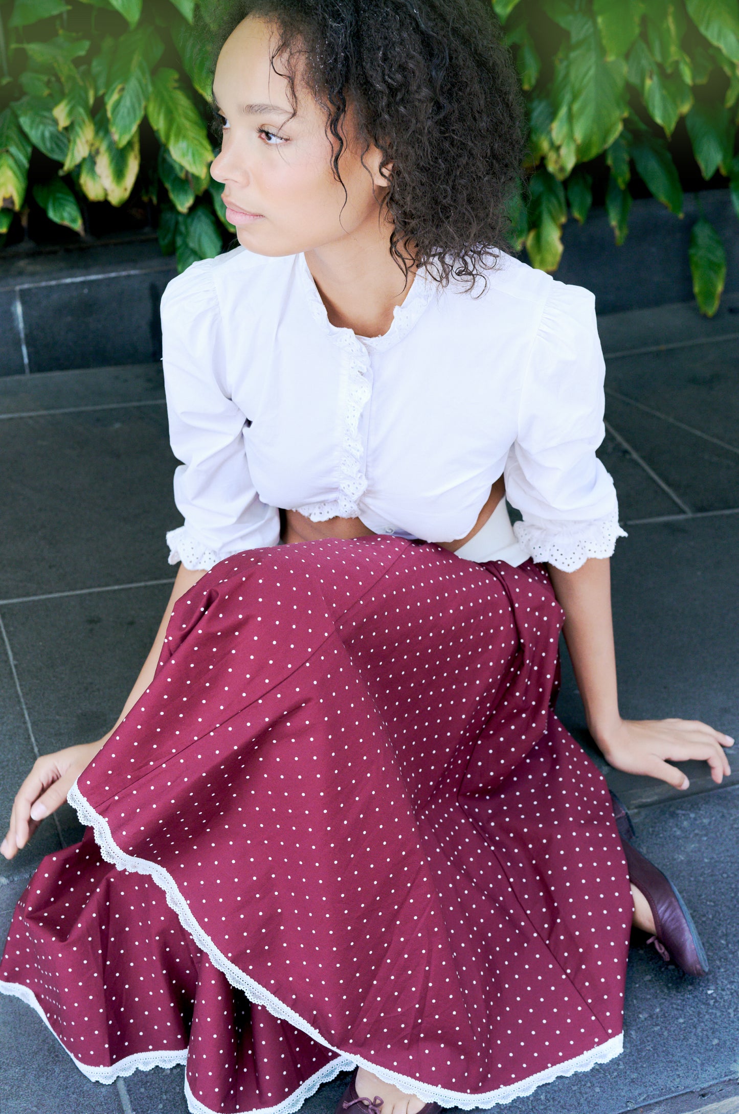ROWE CROP BLOUSE