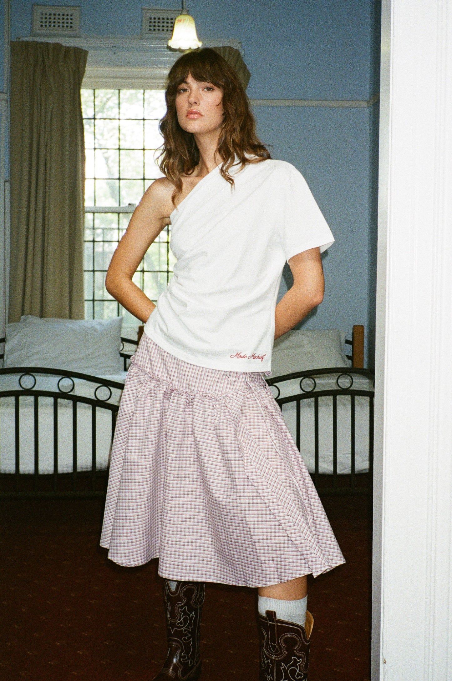 COSTES MIDI SKIRT