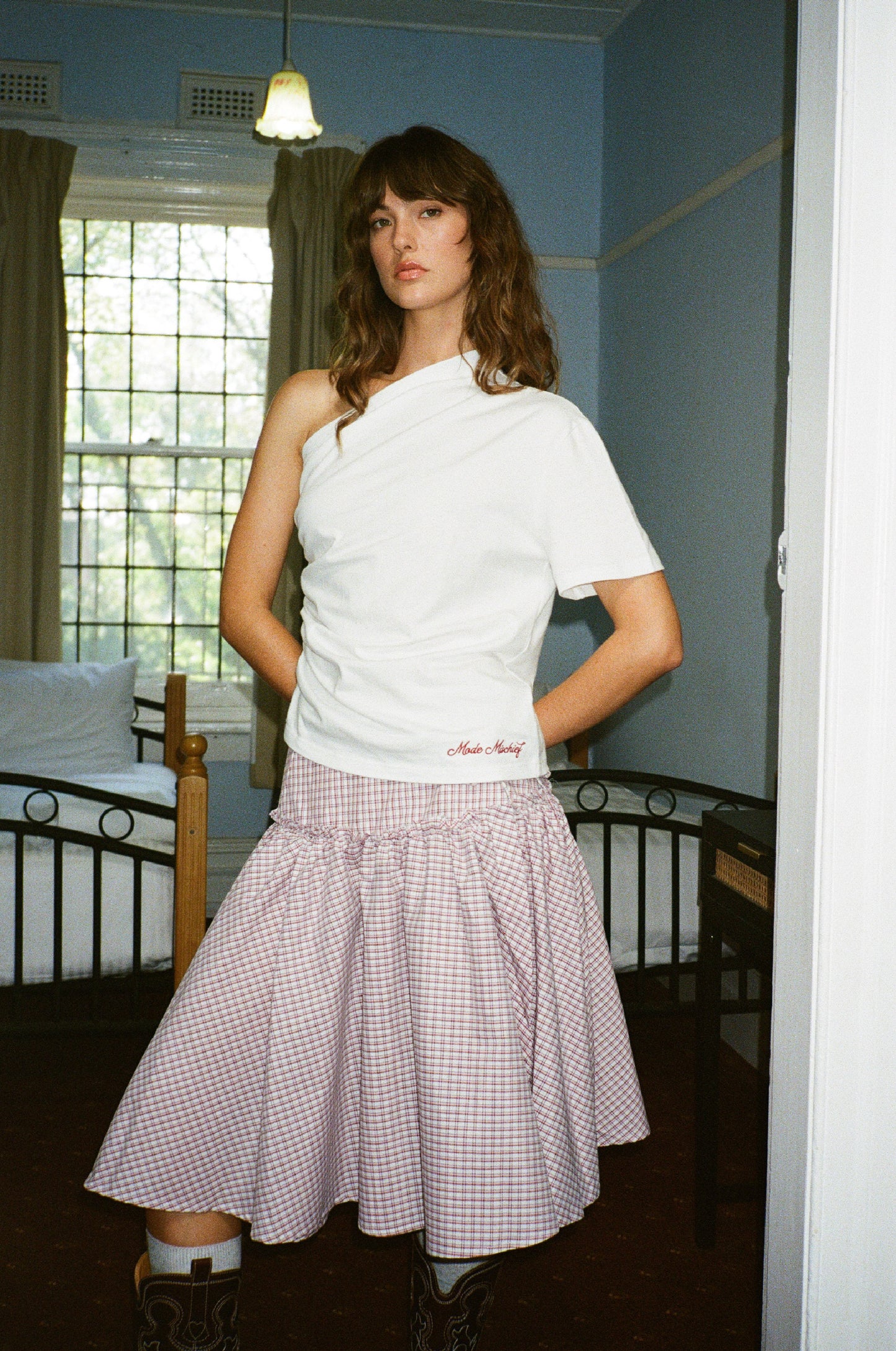 COSTES MIDI SKIRT
