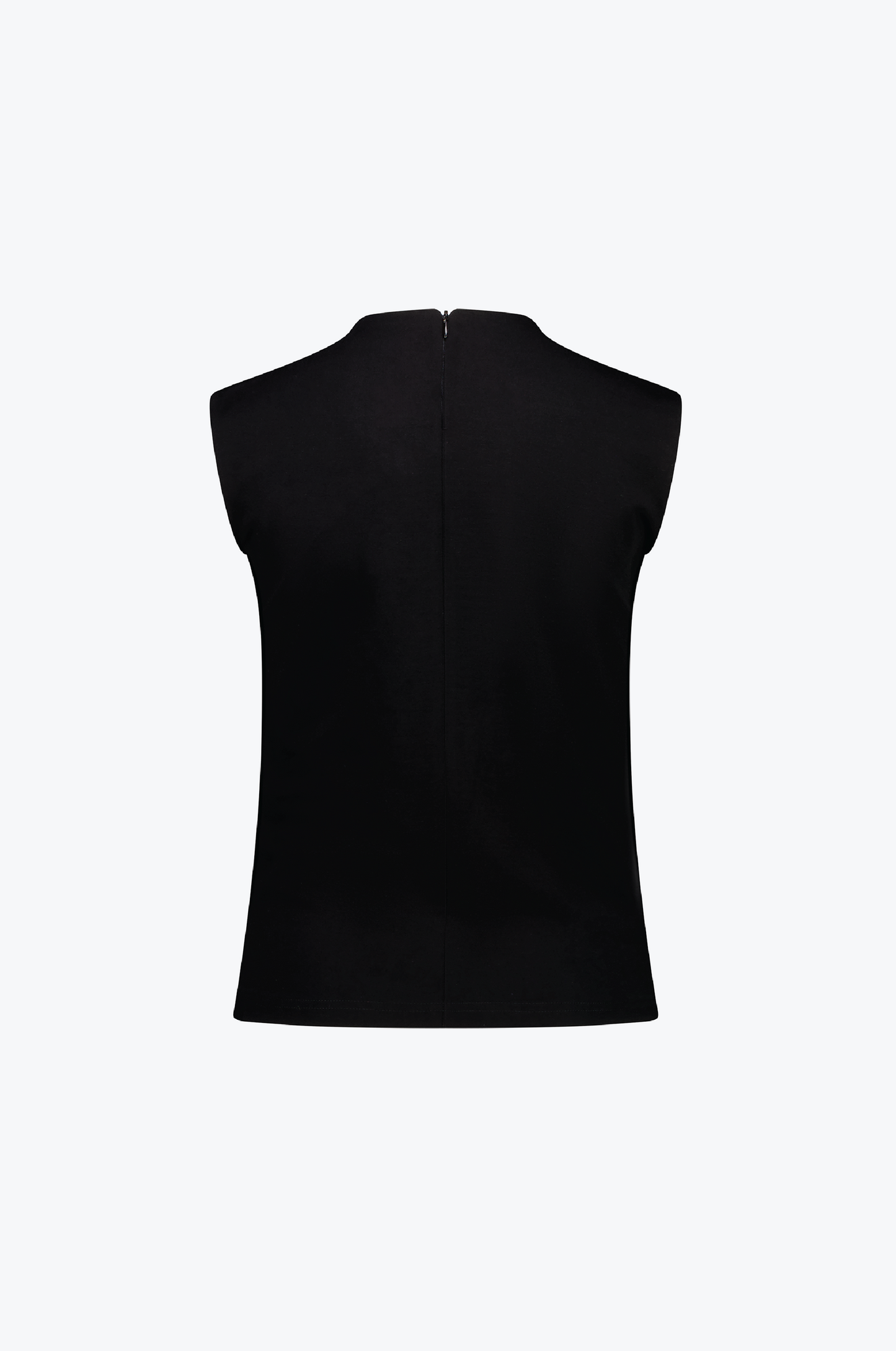 ANGLED MOCK NECK