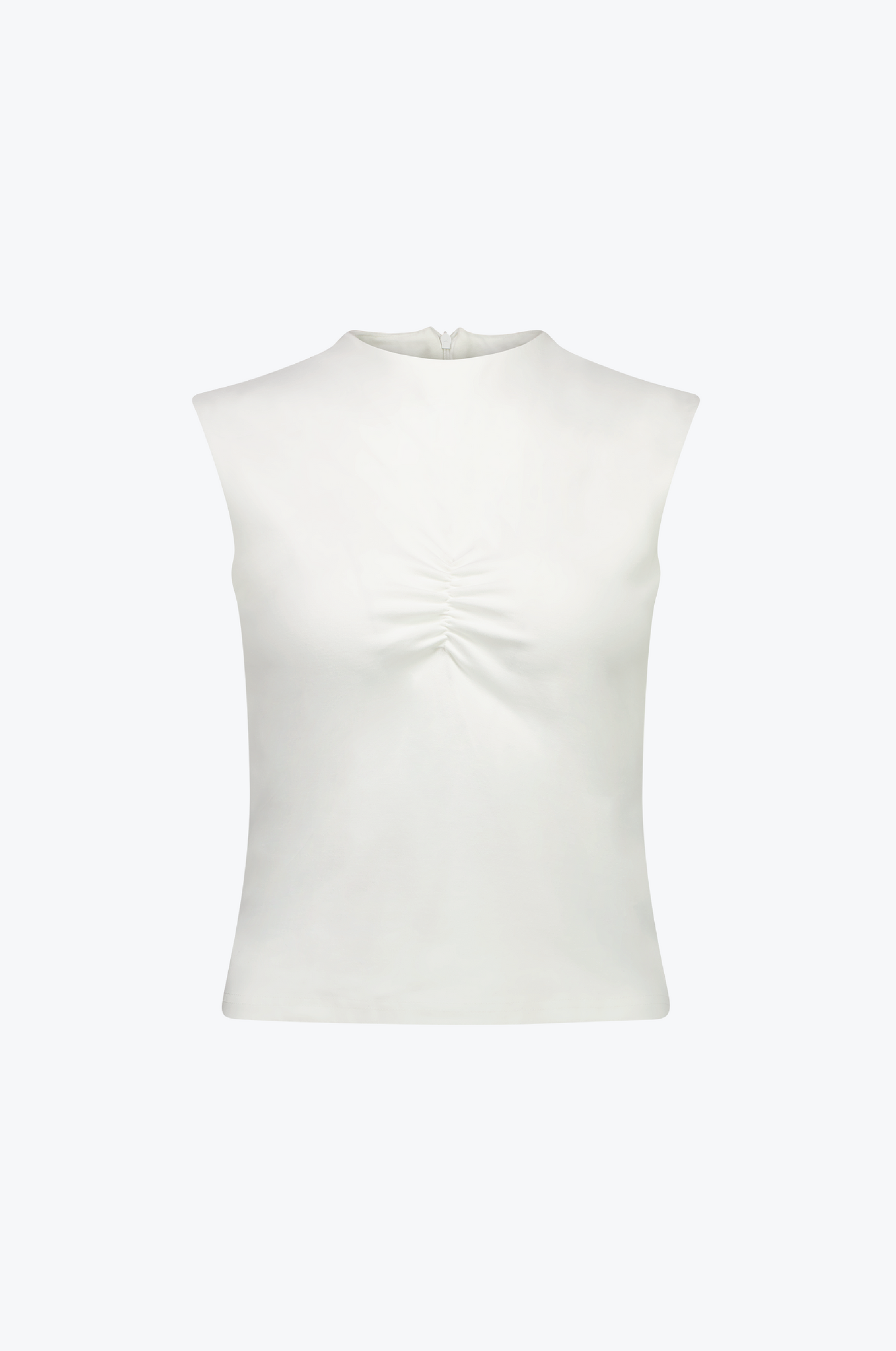 ANGLED MOCK NECK