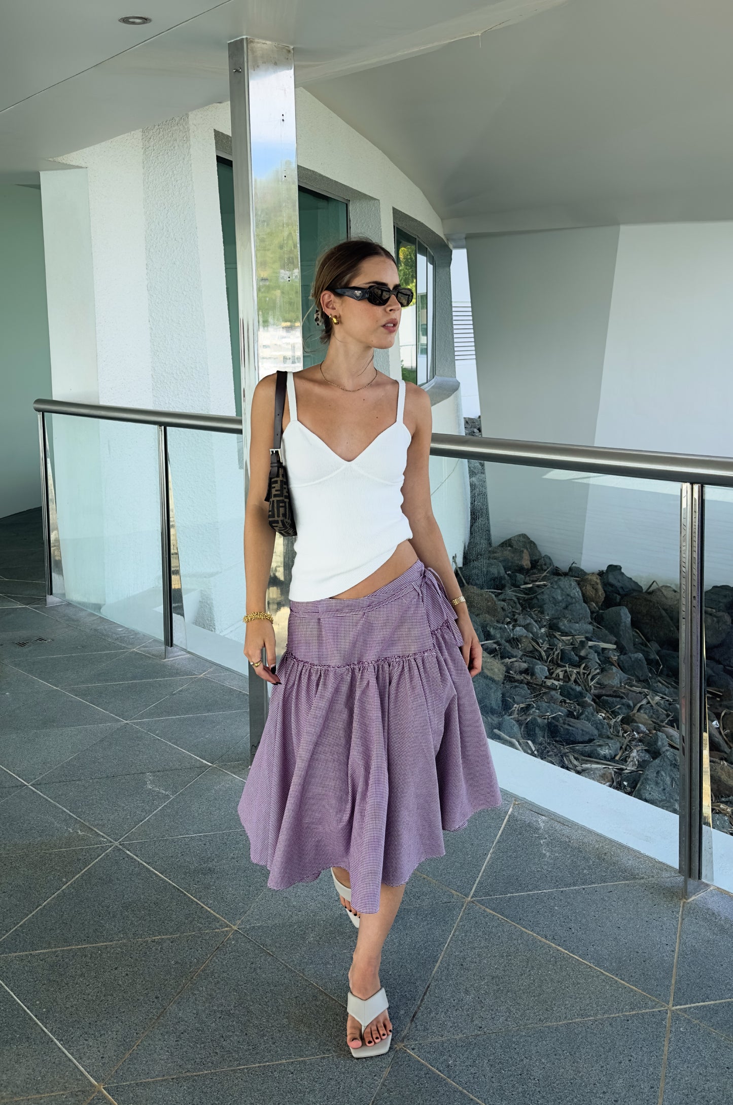 COSTES MIDI SKIRT