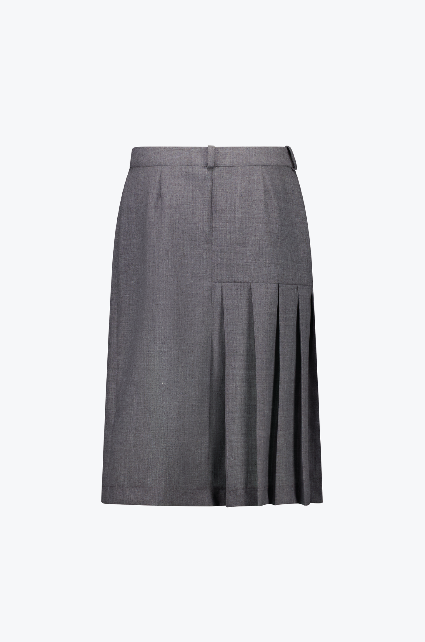 SLICE PLEAT MIDI SKIRT