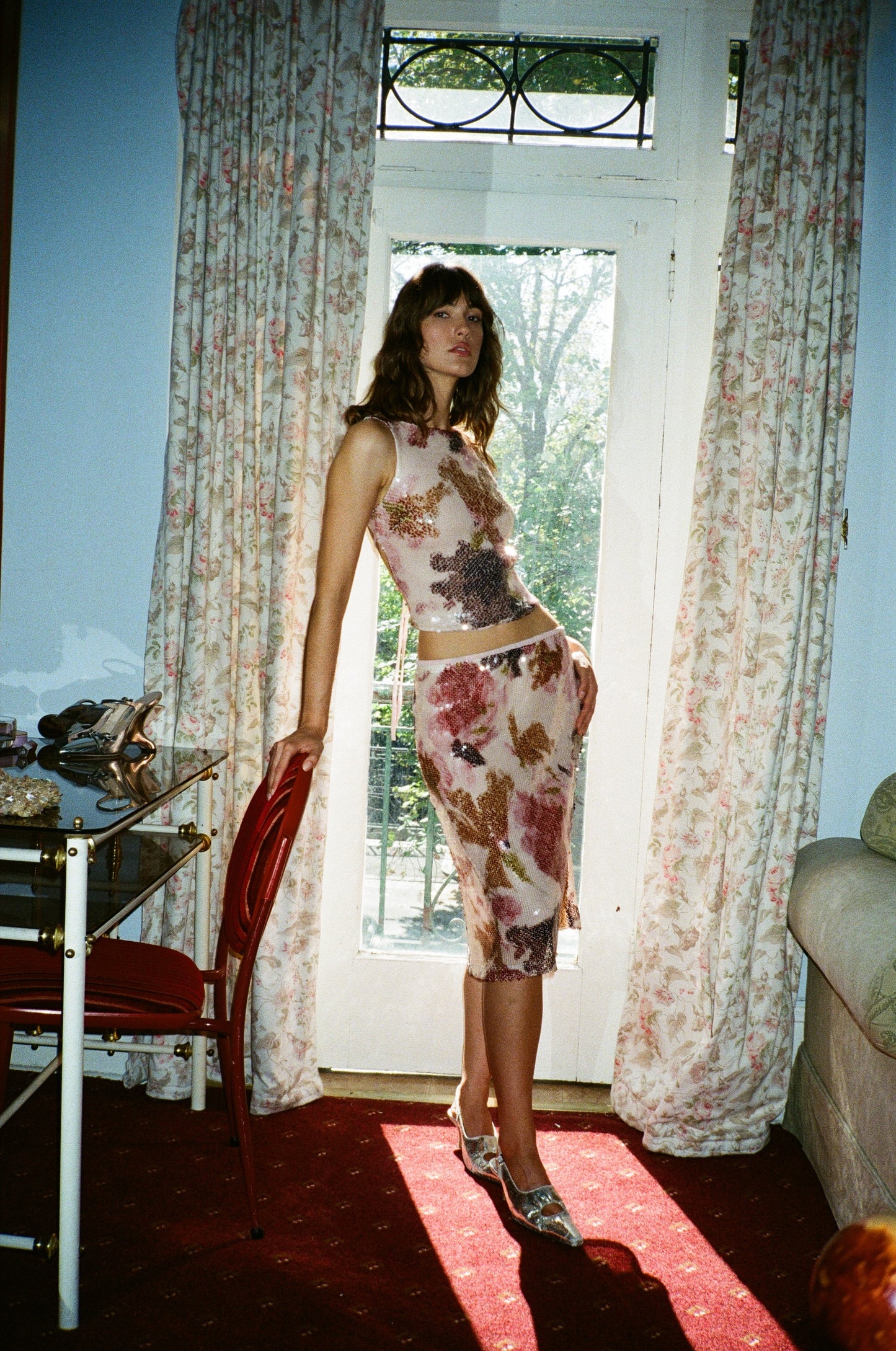 LUMA SEQUIN SKIRT