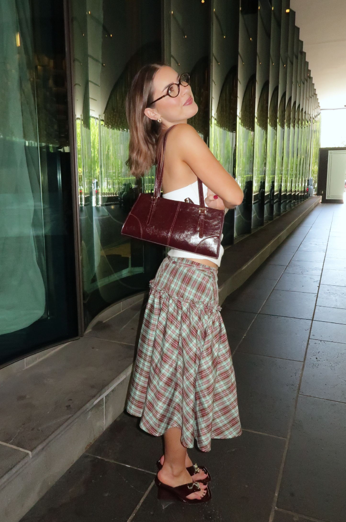 COSTES MIDI SKIRT