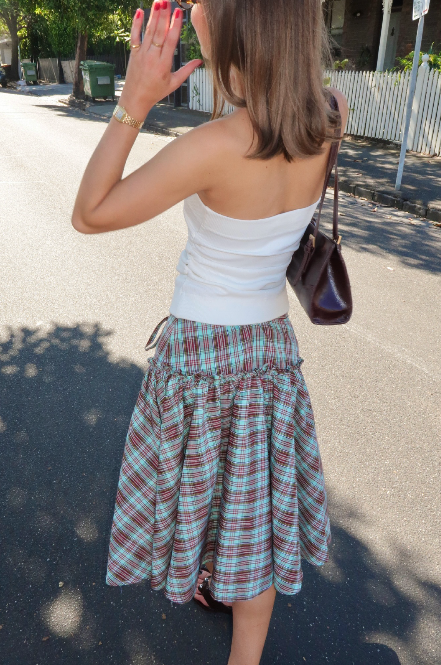 COSTES MIDI SKIRT