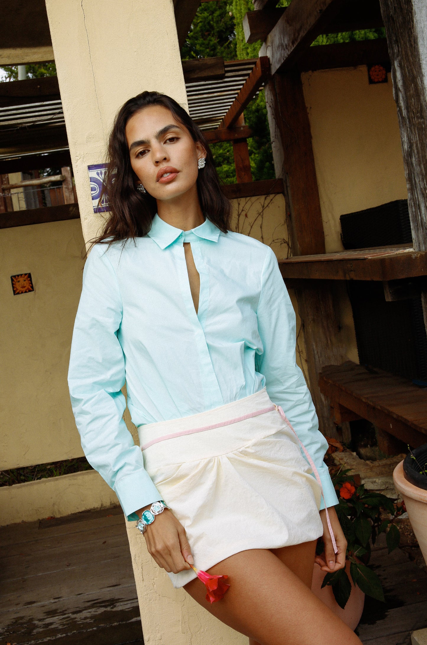 BRISE DRAPED SHIRT