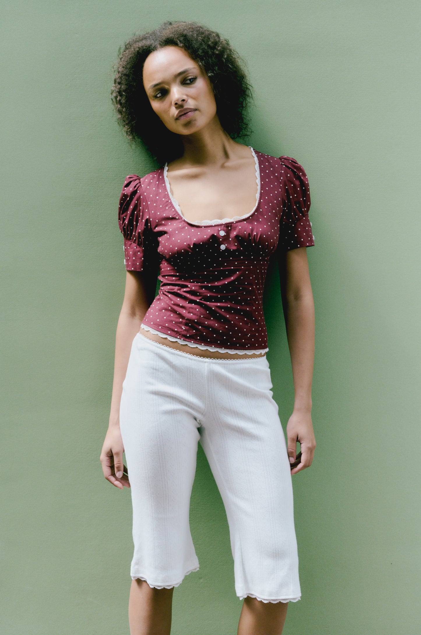 MINETTE SCOOP BLOUSE