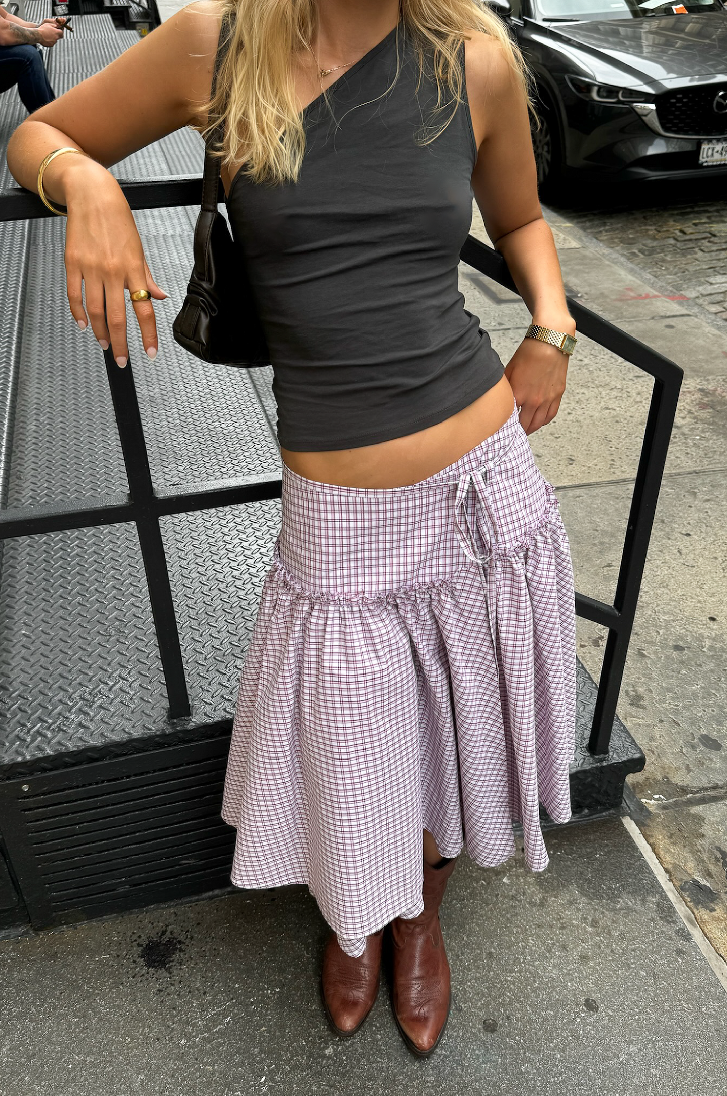 COSTES MIDI SKIRT