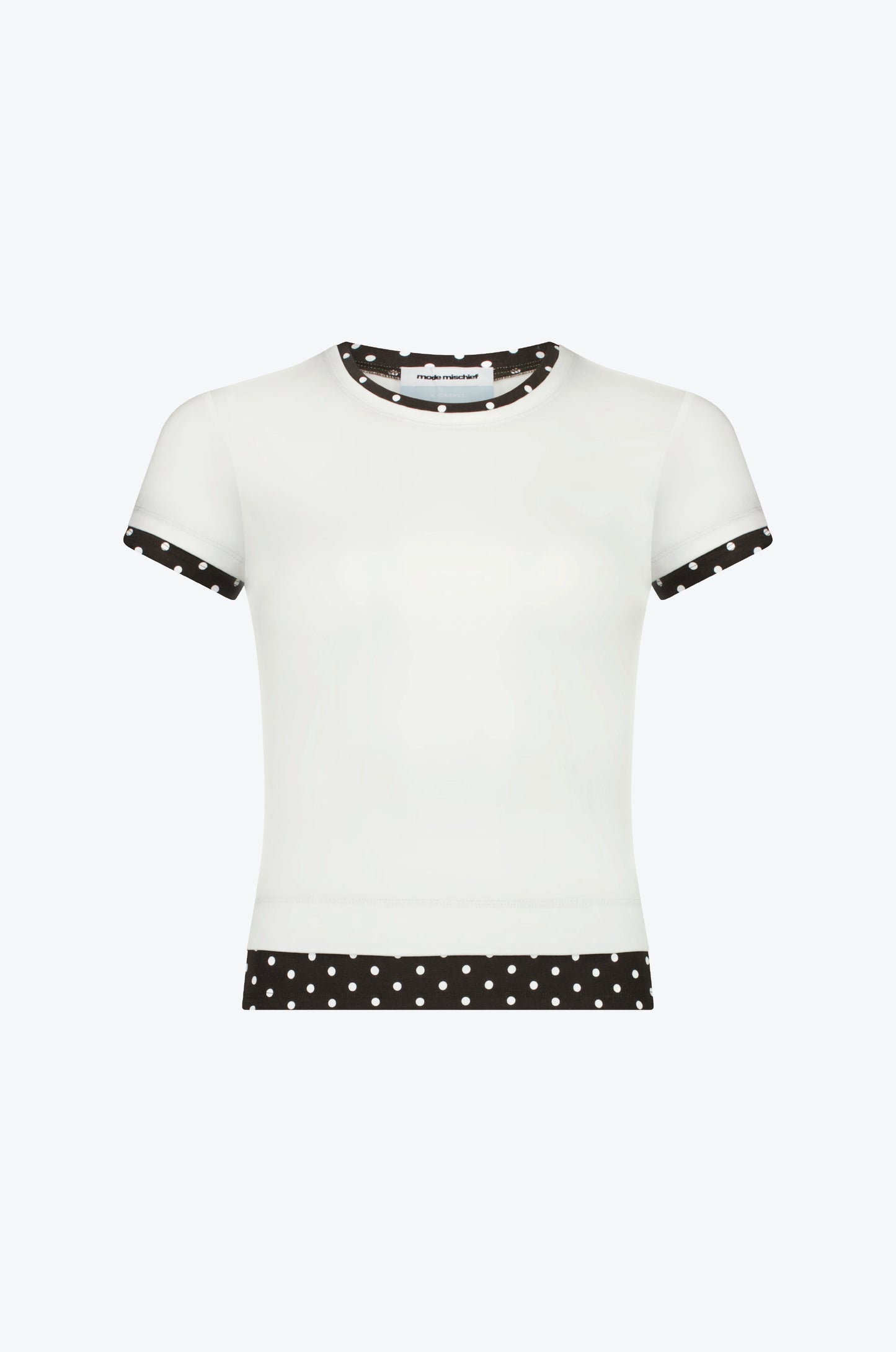 CONTRAST LAYERED TEE