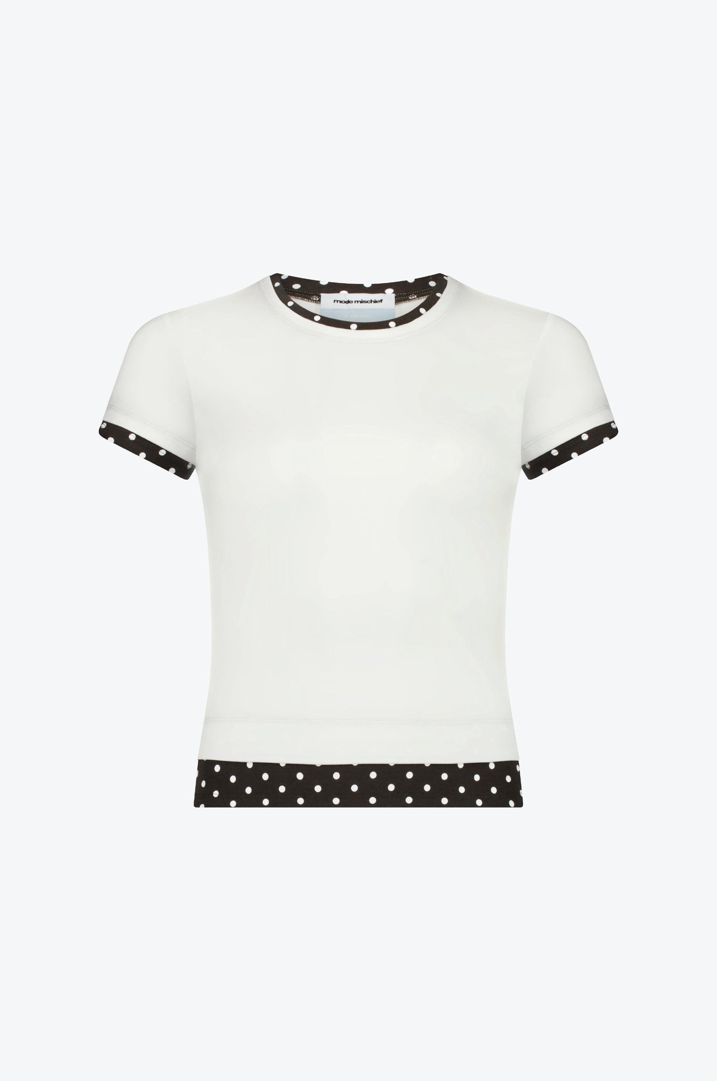CONTRAST LAYERED TEE
