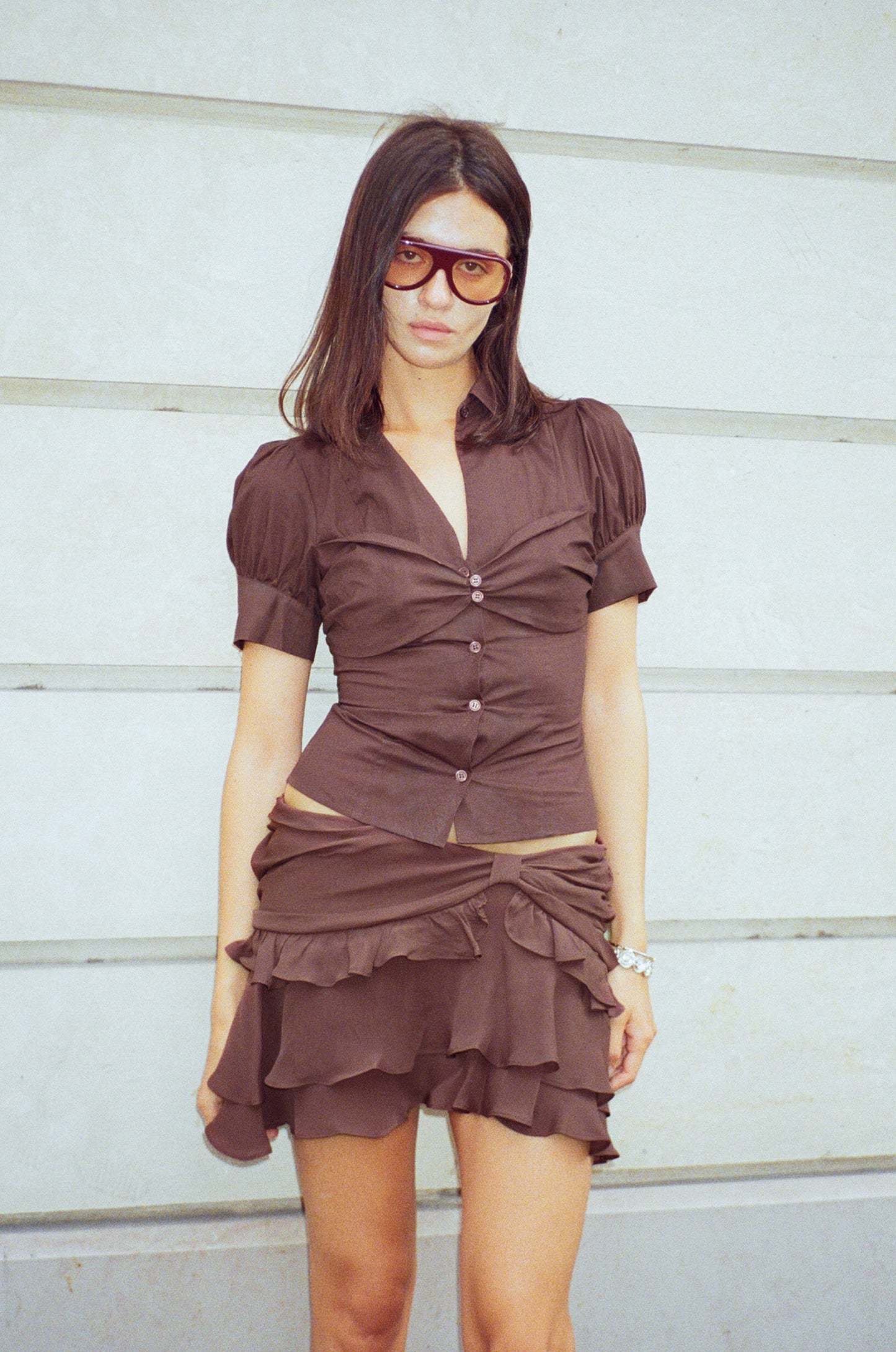 JANOU LAYERED BLOUSE