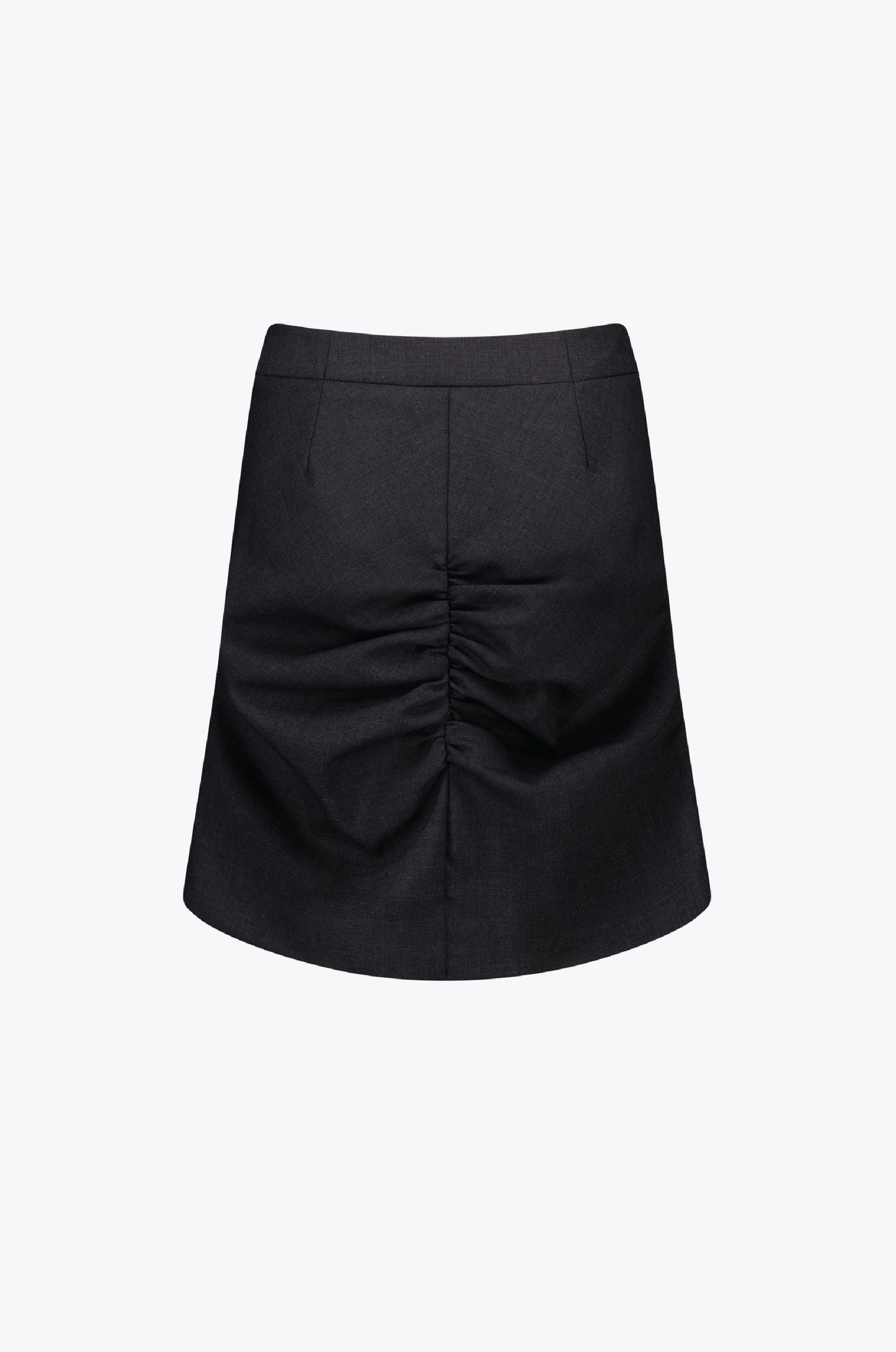 GATHERED SUIT SKIRT