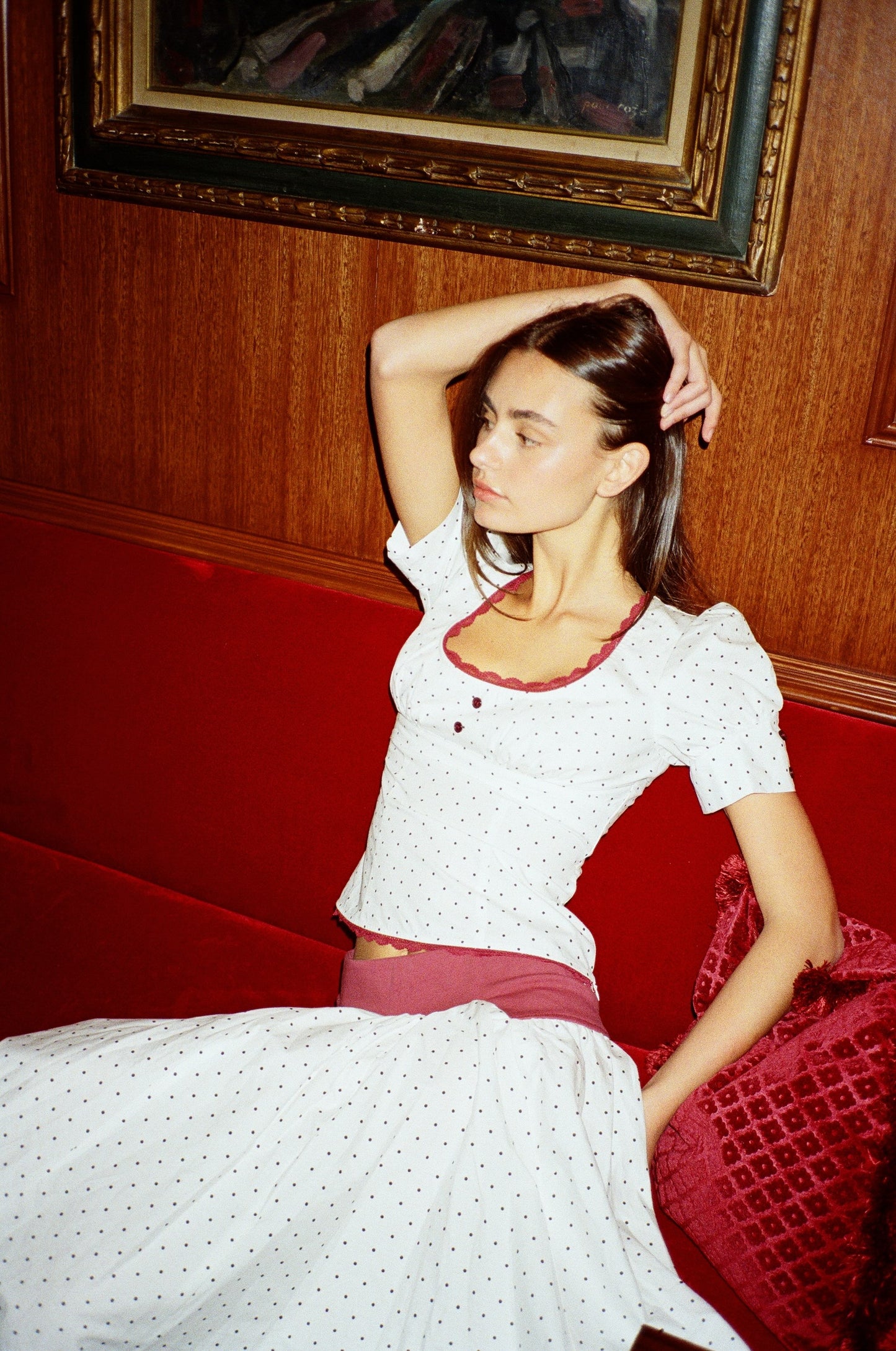 MINETTE SCOOP BLOUSE
